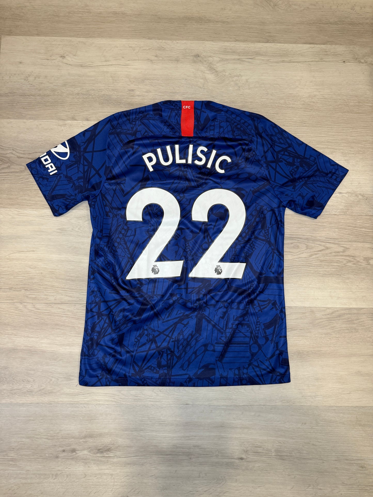 2019-20 Chelsea Home Shirt Pulisic #22 Medium
