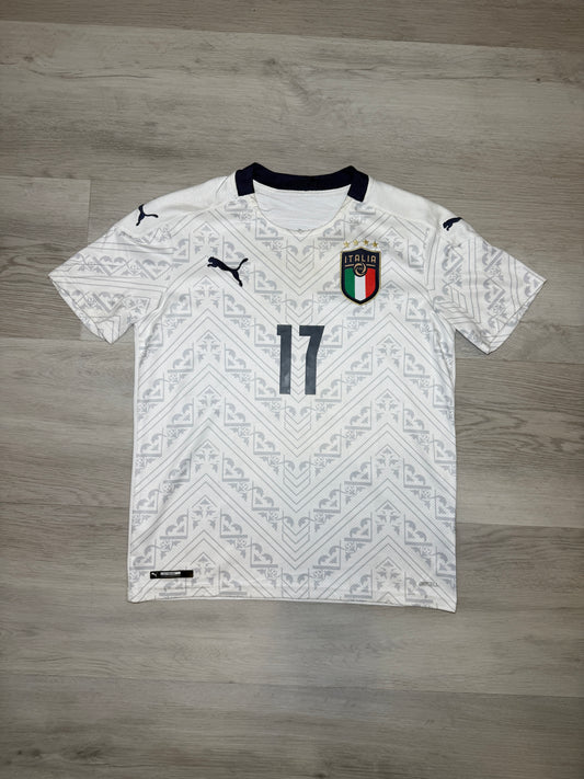Italy 2020-21 Immobile Away Kit Youth Large