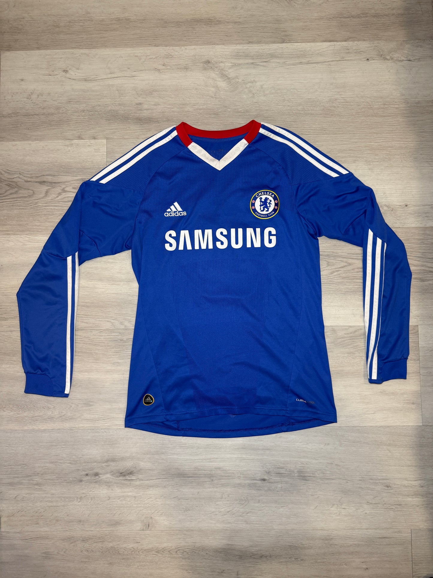Chelsea 2010/2011 Home Long-sleeve Shirt Drogba #11 Small